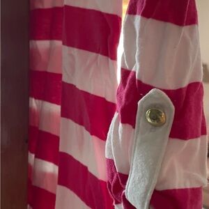 Red and White Striped Shirt Tommy Hilfiger